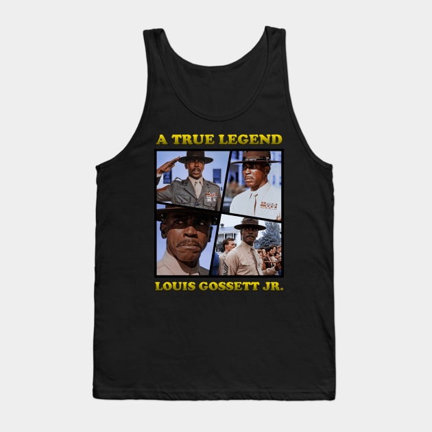 Louis Gossett Jr - A True Legend - Vintage Tank Top by GFXbyMillust